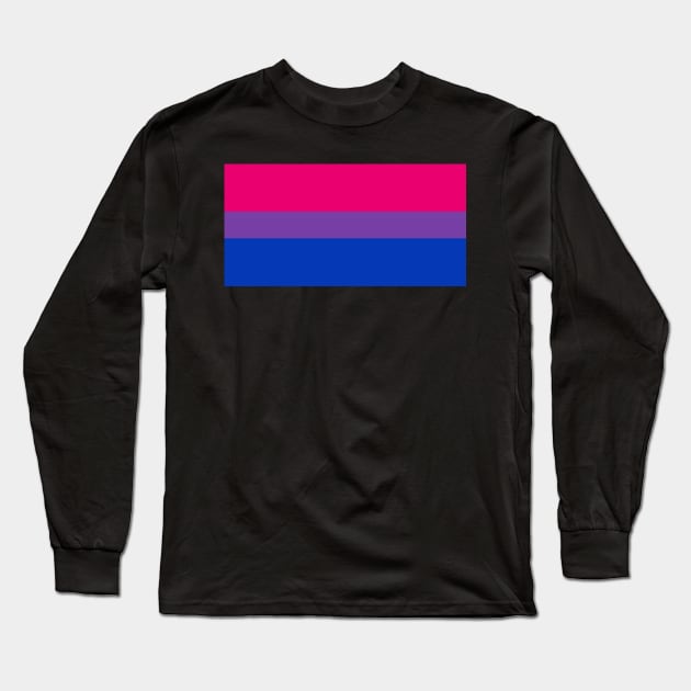 Bisexual Flag Long Sleeve T-Shirt by Outcast Sagittarius